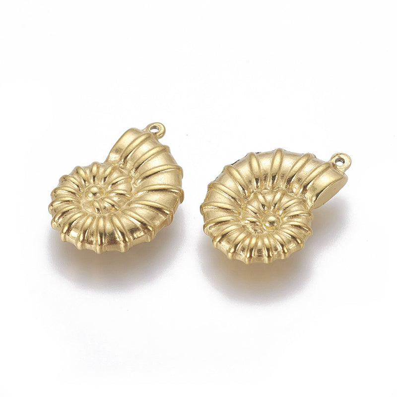 The Golden Shell Charm